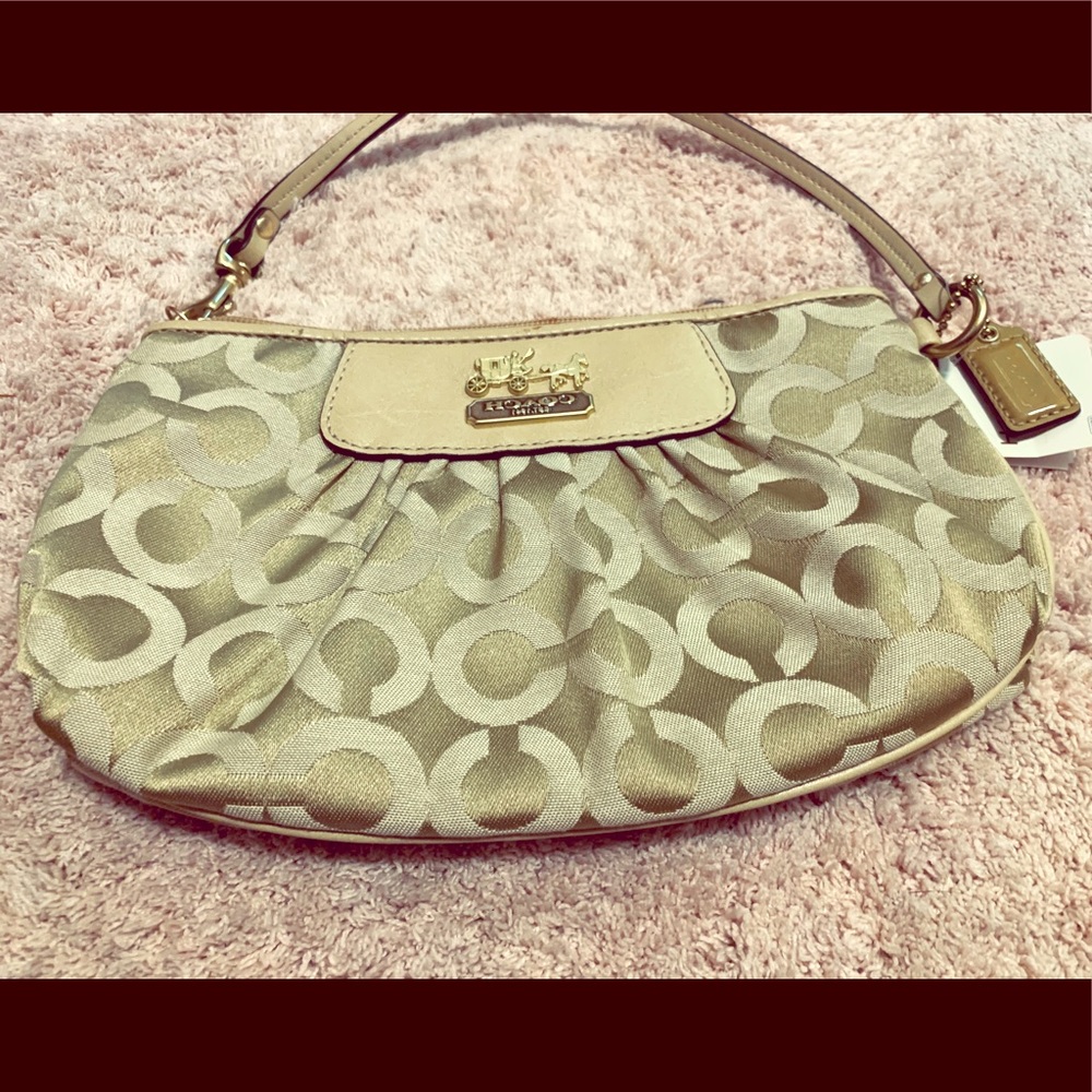 Coach Madison Sateen Wristlet!